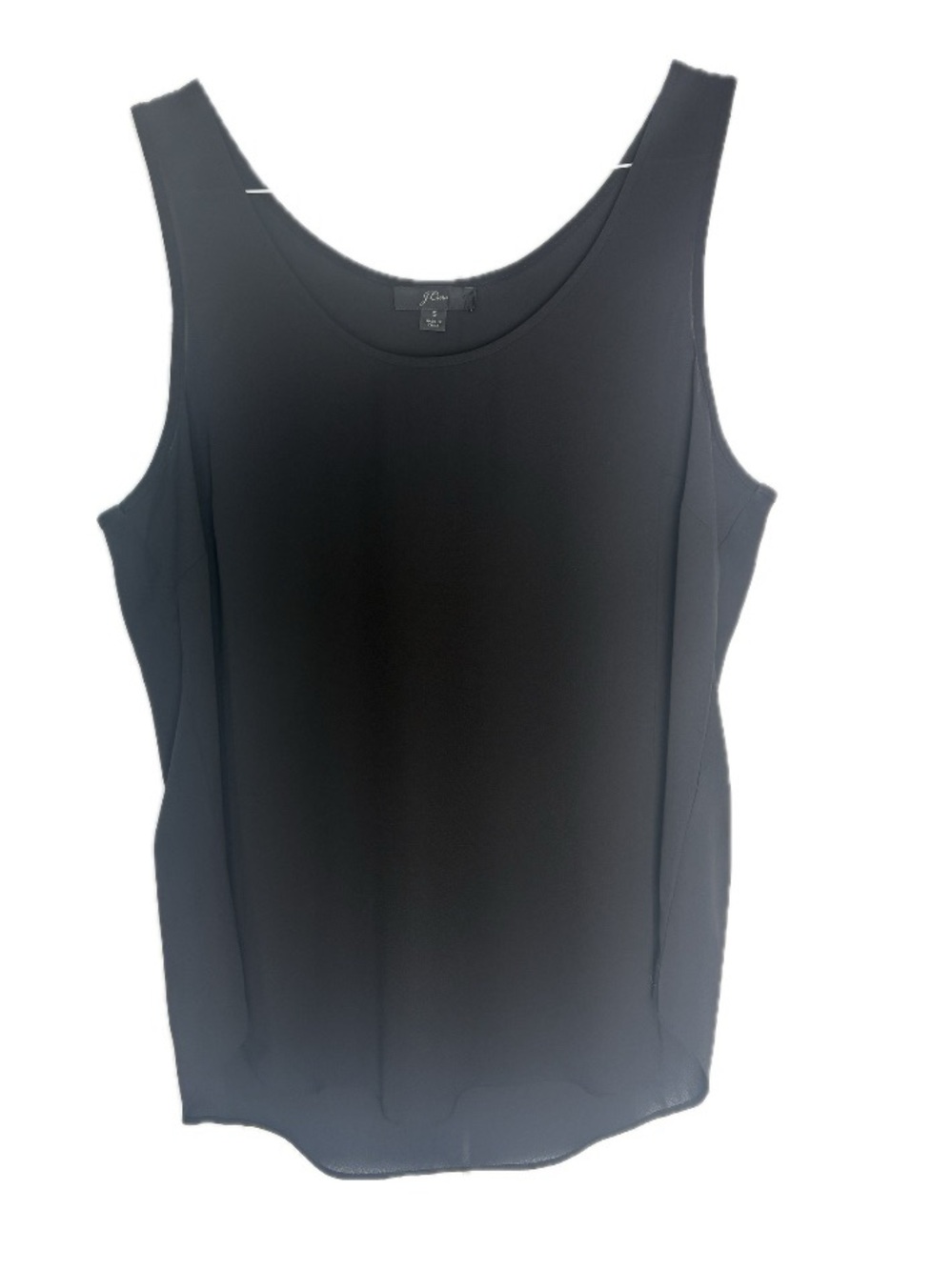 J.Crew Black Drapey Scoop Neck Tank Top Size S L8021